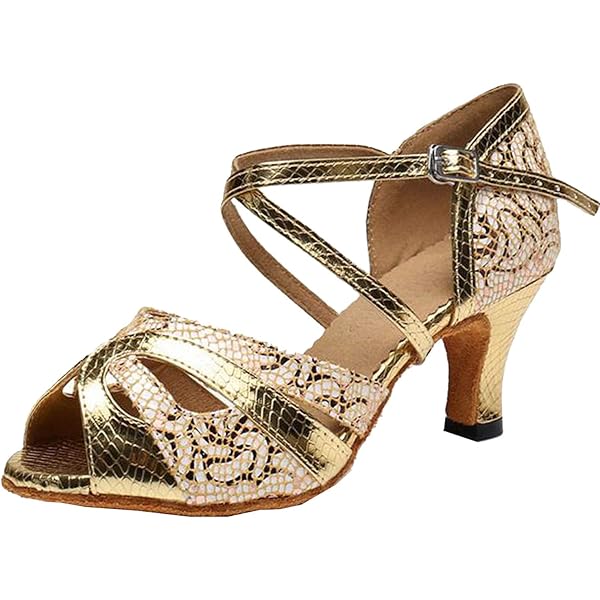 ラテンダンスシューズ Amazon | [Toanpark] トアンパーク レディースQ7144モダン 社交ダンス